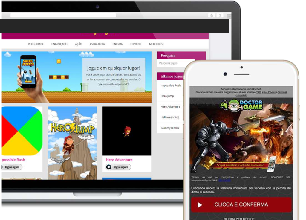 Mobile browser games (wap games)